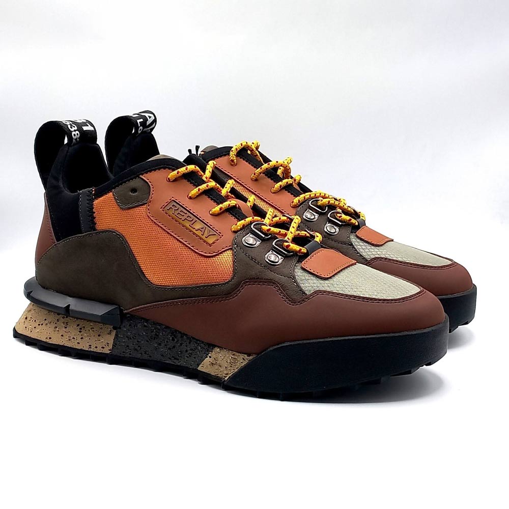 Field Mix Sneaker - Brown