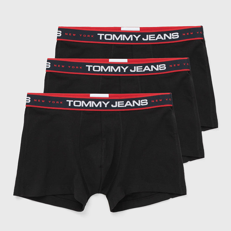 3 Pack New York Trunks - Black