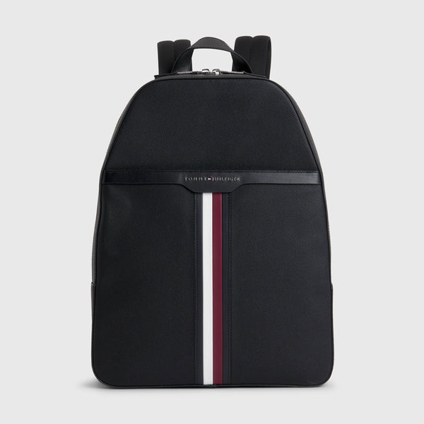 Tommy Hilfiger Coated Canvas Backpack Black |Tommy Hilfiger