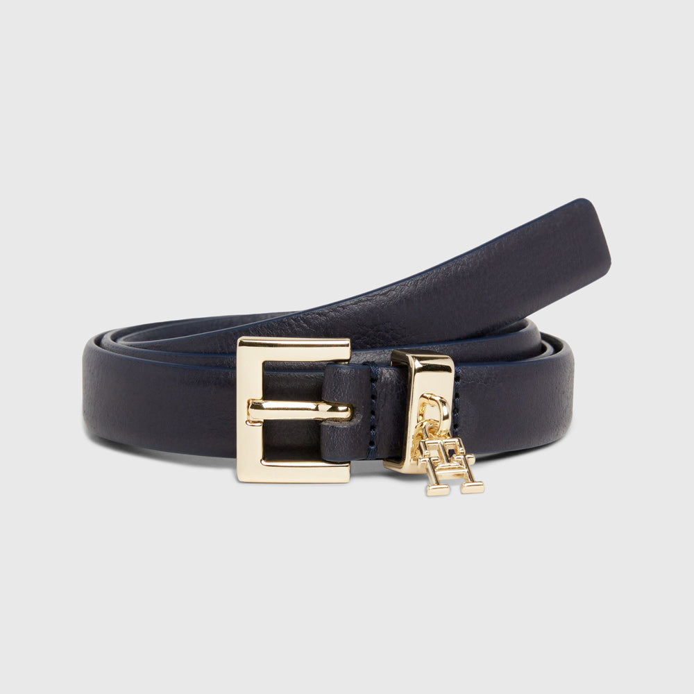 Tommy Hilfiger Monogram Charm Belt Navy |Tommy