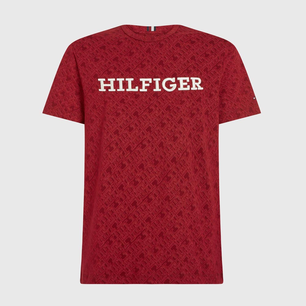 Monogram T-Shirt - Burgundy