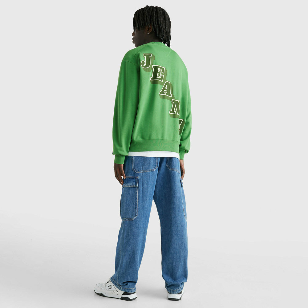 Boxy College Pop Sweatshirt - Green