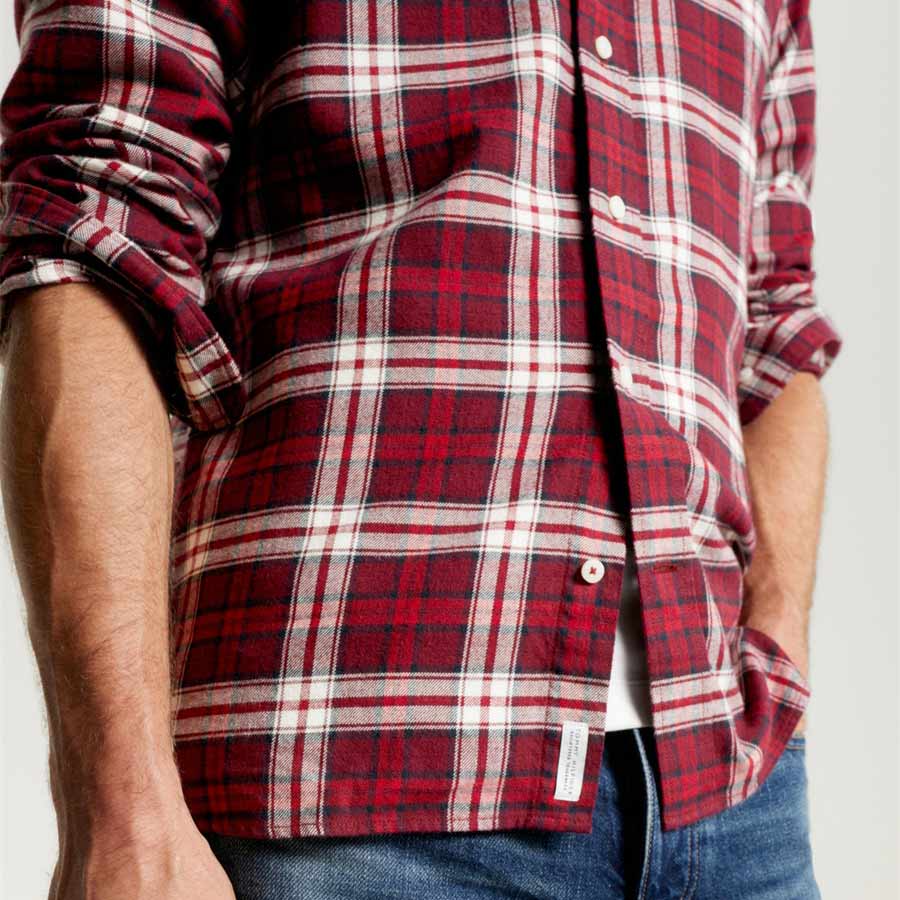 Tartan Shirt - Burgundy