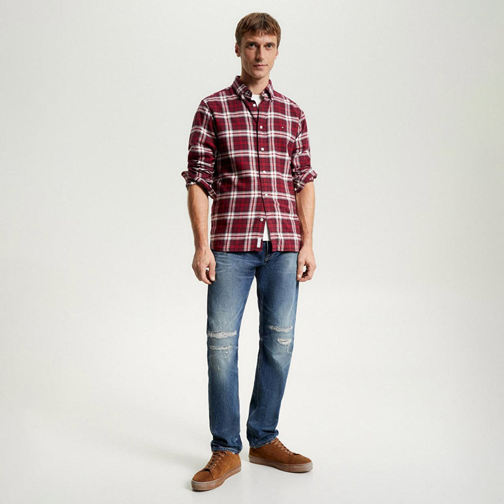 Tartan Shirt - Burgundy