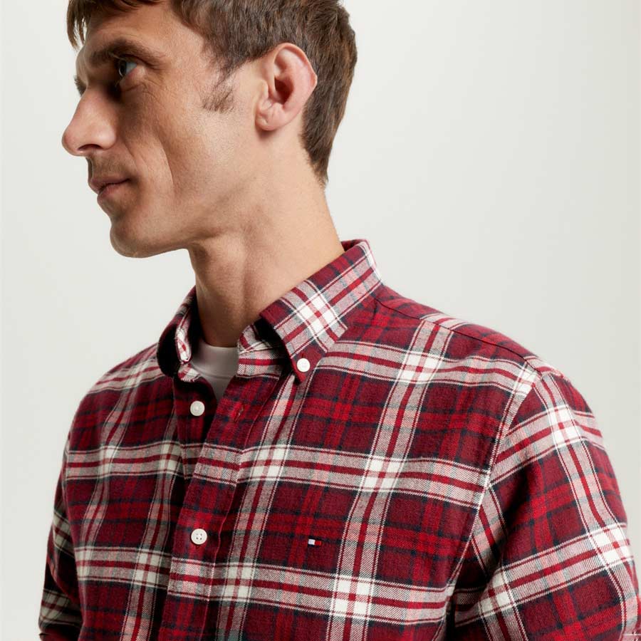 Tartan Shirt - Burgundy