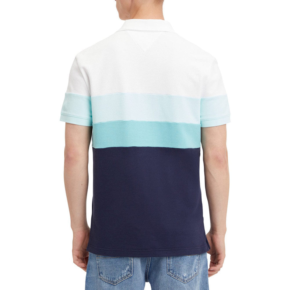 Classic Colorblock Polo - Navy