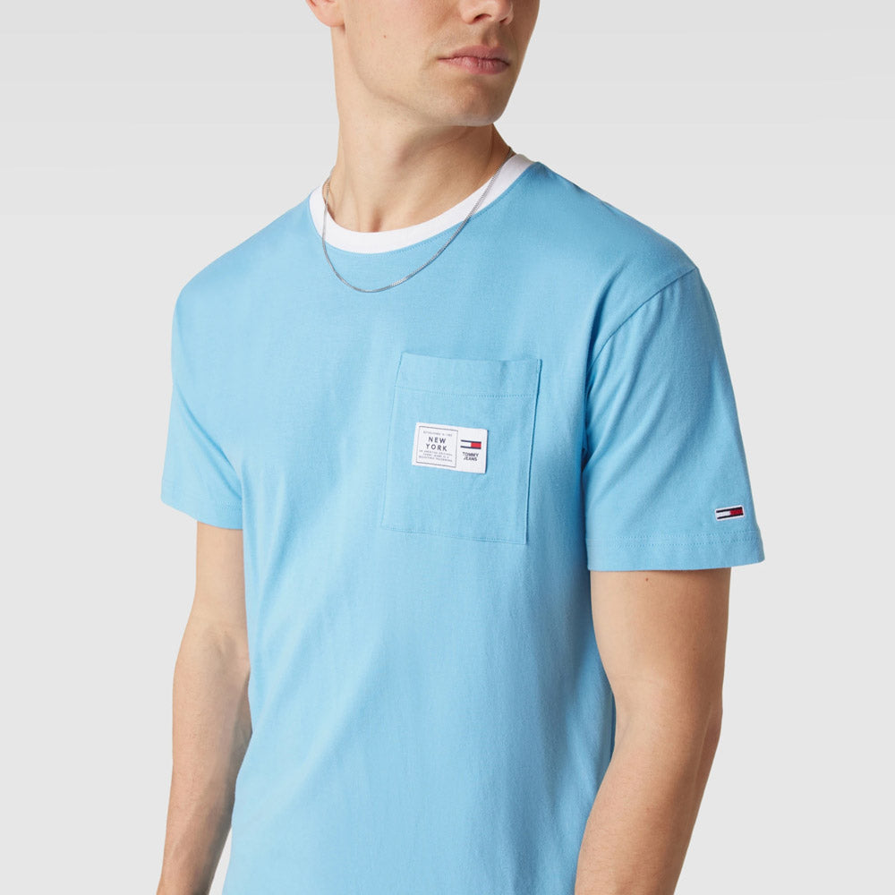 Classic Label Ringer T-Shirt - Blue