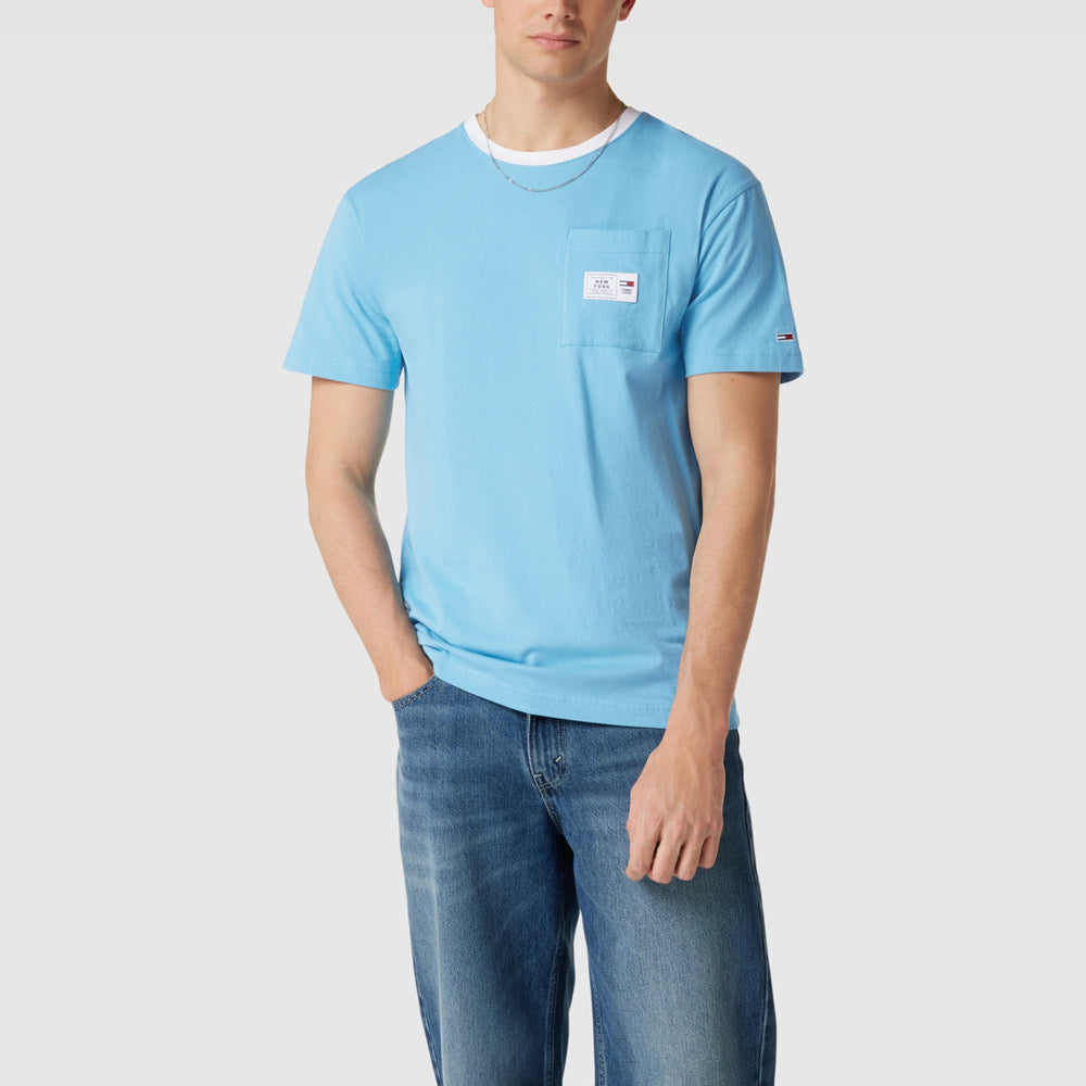 Classic Label Ringer T-Shirt - Blue