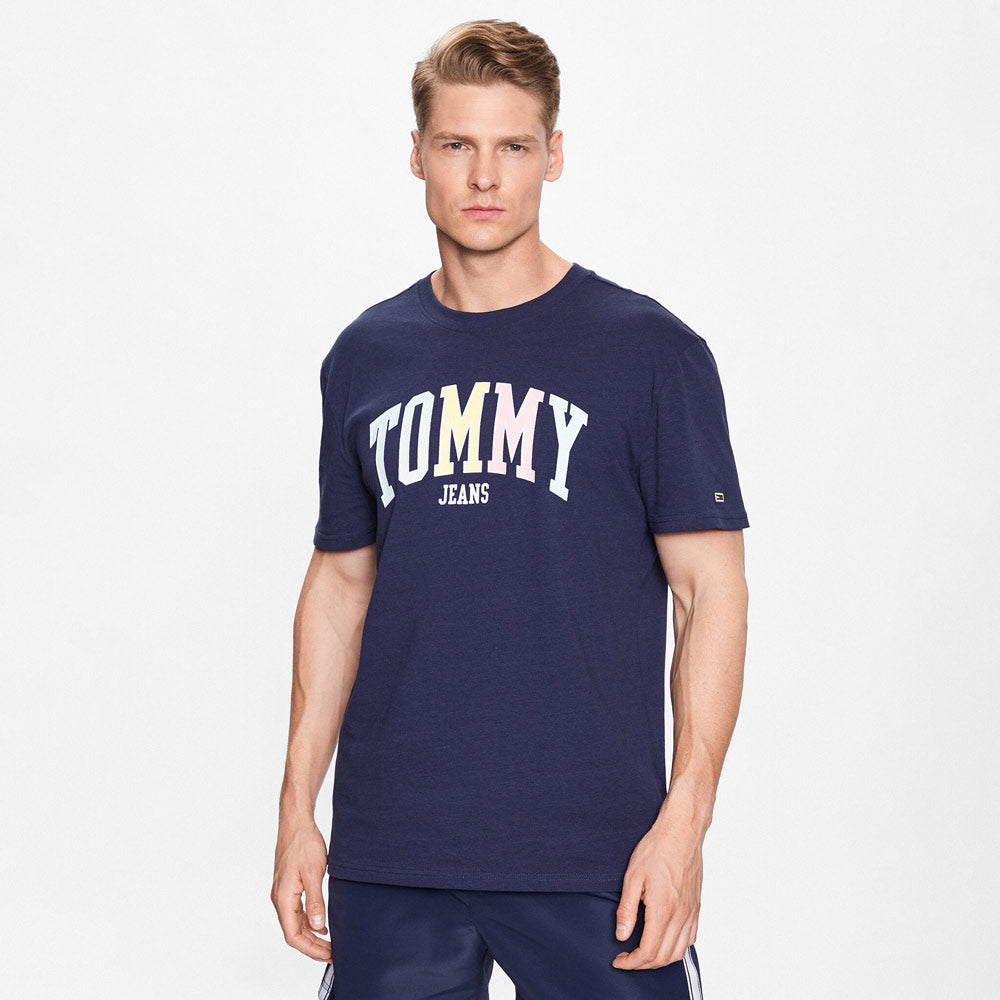 Classic College Pop T-Shirt - Navy