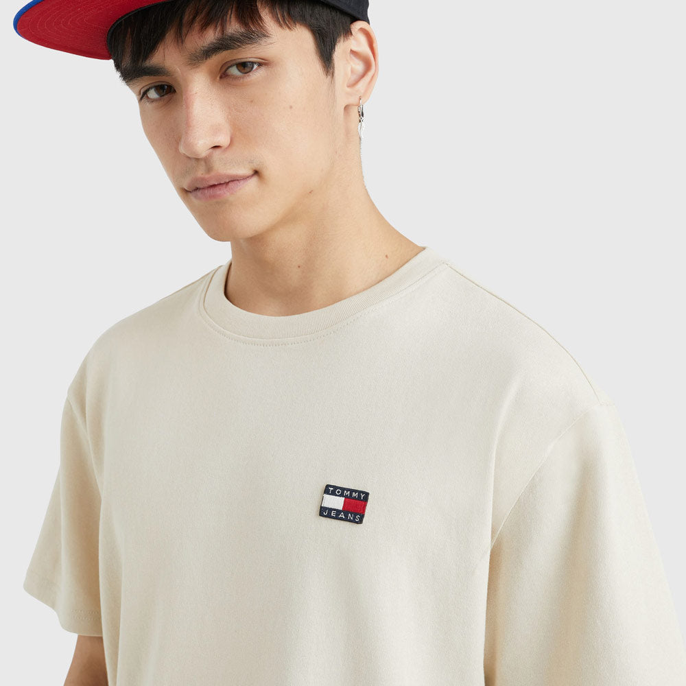 Classic Badge T-Shirt - Beige