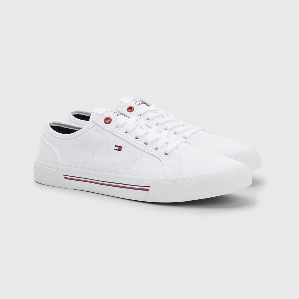 Core Signature Canvas Sneaker - White