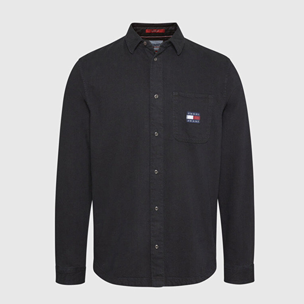 Denim Badge Shirt - Denim Black