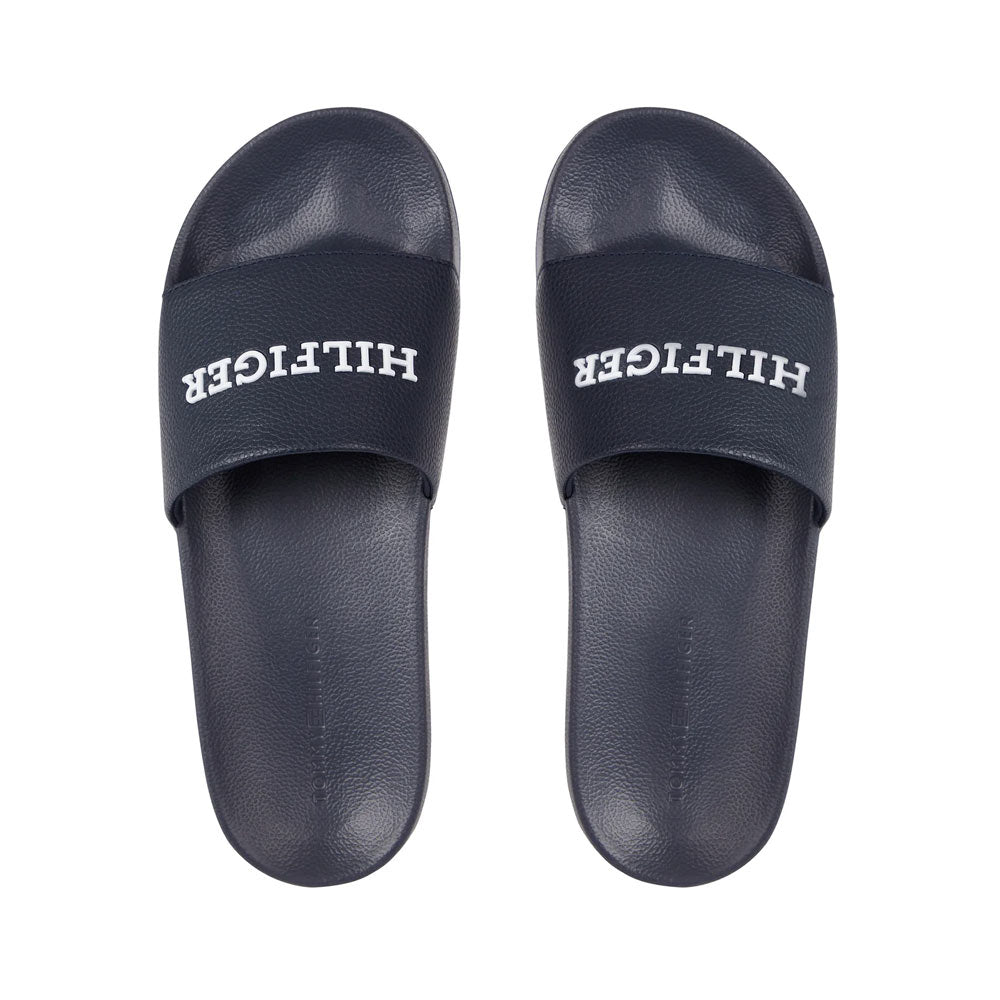 Embossed Pool Slide - Navy