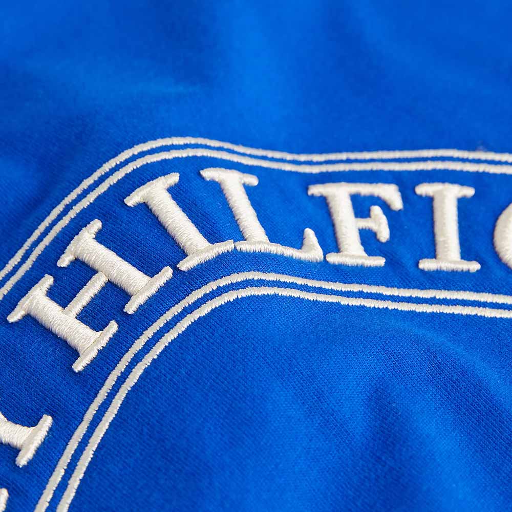 Embroidery Roundel T- Shirt - blue