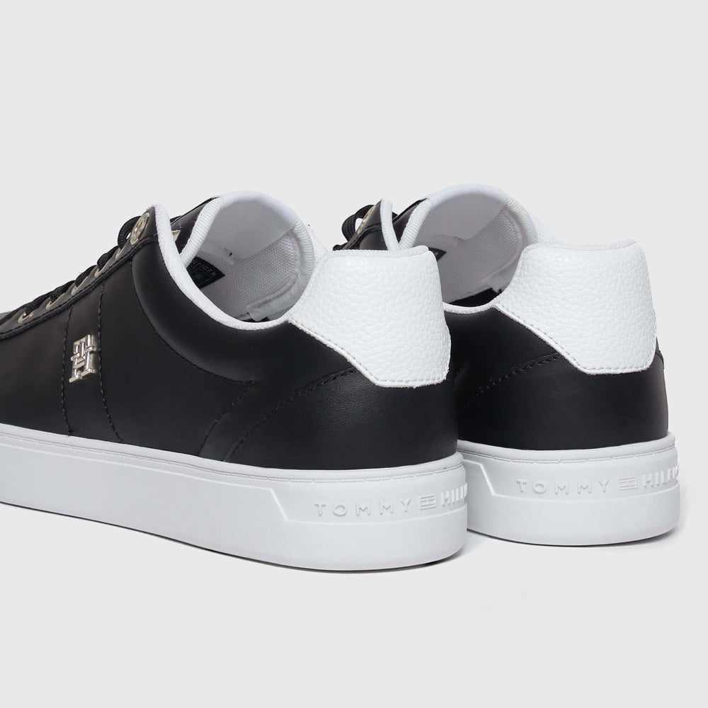 Essential Elevated Court Sneaker - Black