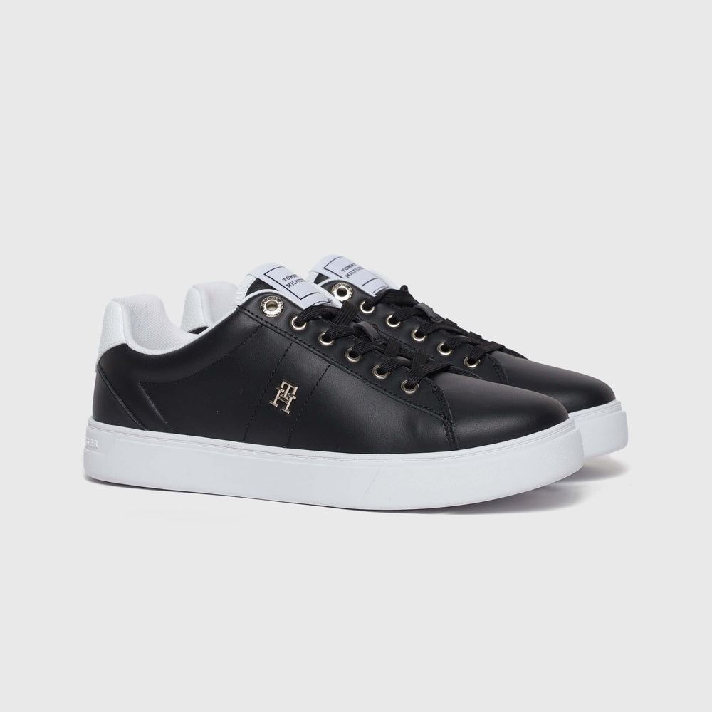 Essential Elevated Court Sneaker - Black