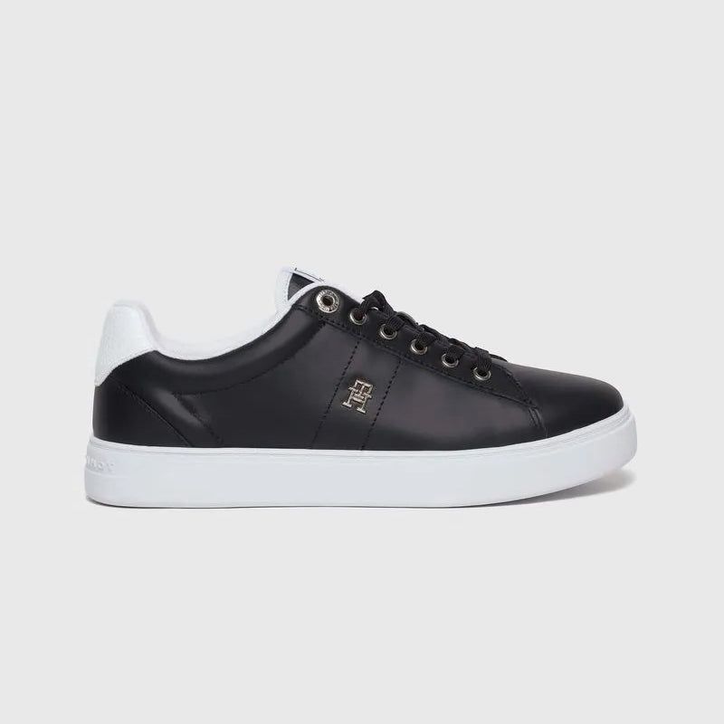 Essential Elevated Court Sneaker - Black