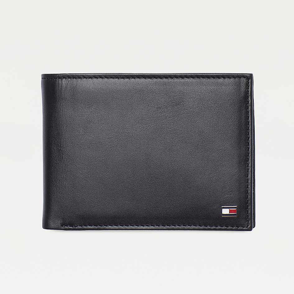 Bifold leather Wallet - Black