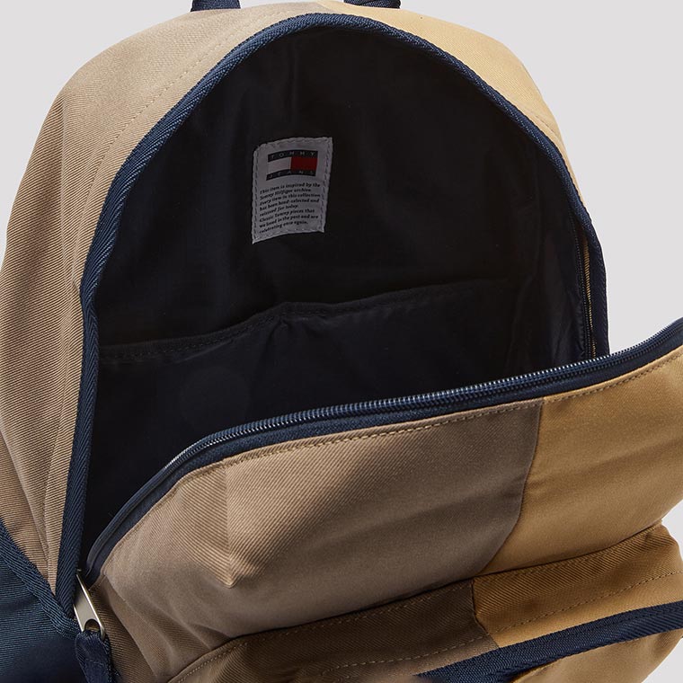 Heritage Dome Spliced Backpack- Khaki