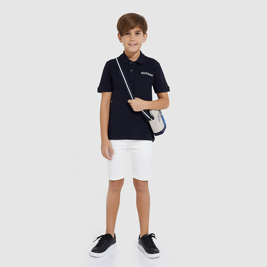 Kids Arched Golfer - Navy