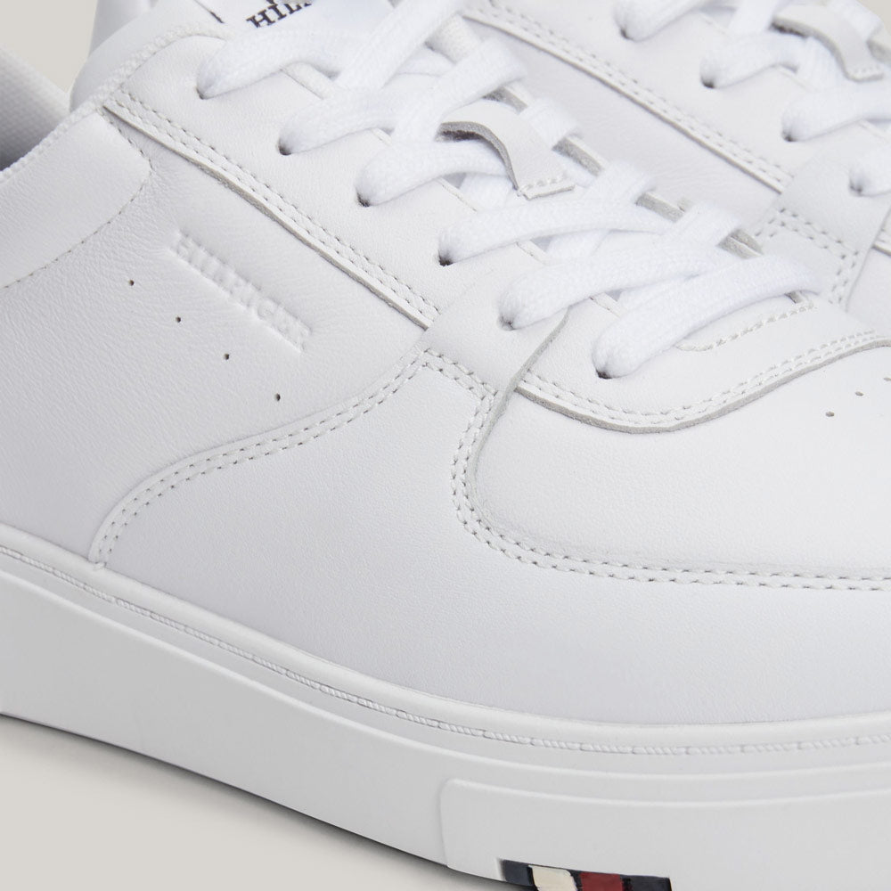 Modern Corporate leather Sneaker - White