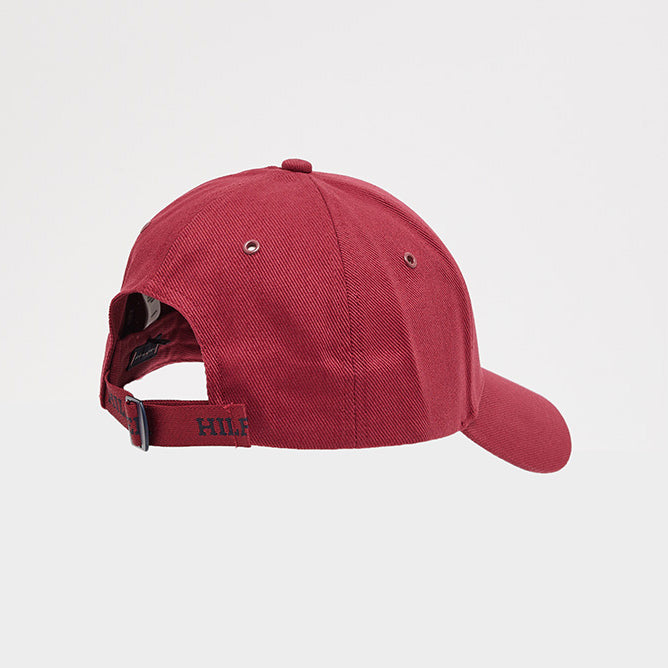 Monogram Embroidery Cap - Red