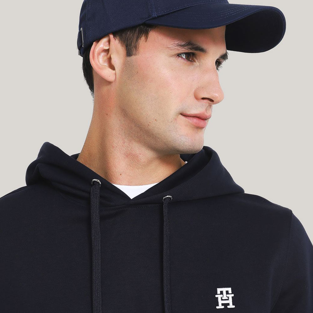 Monogram Hoodie - Navy