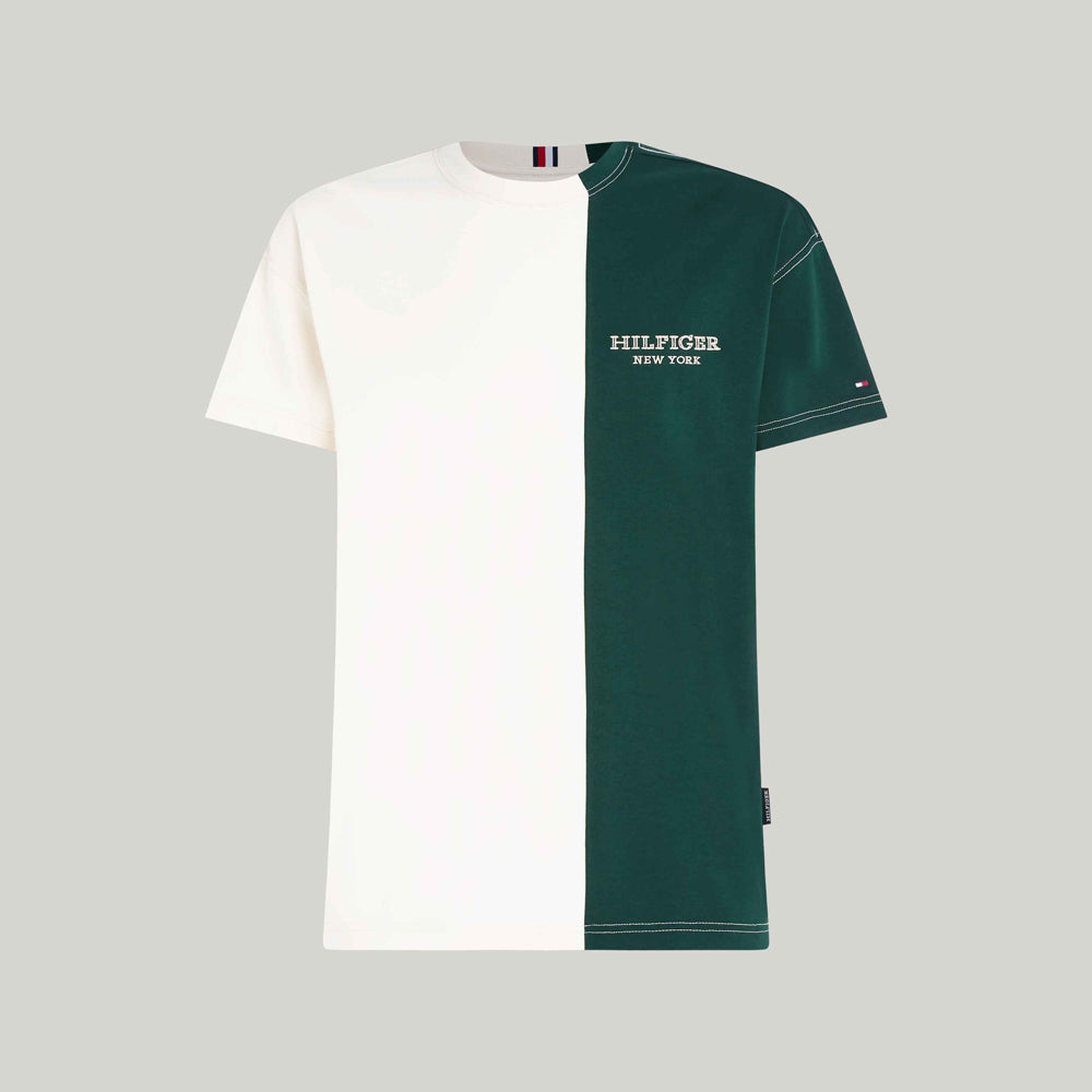 Colourblock T-Shirt - Cream