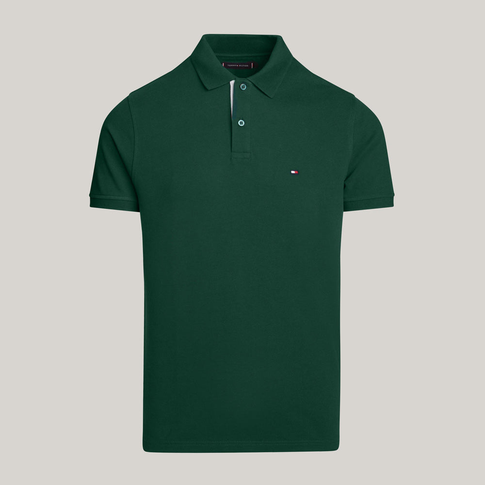 Monotype Placket Golfer - Dark Green