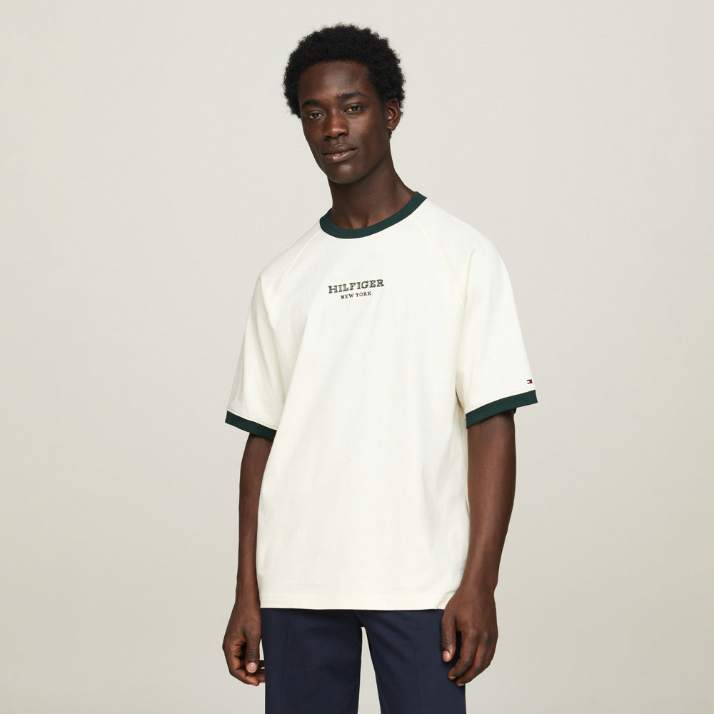 Monotype Ringer T-Shirt - Cream