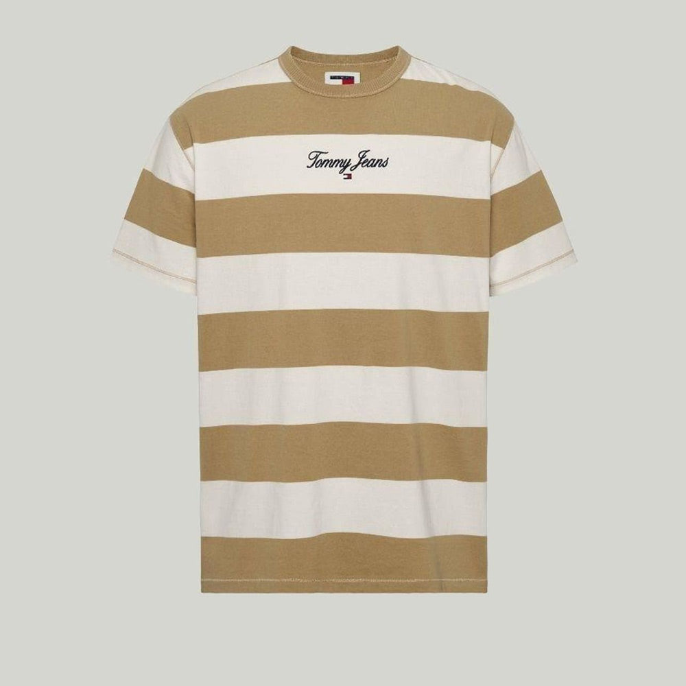 Bold Stripe T-Shirt - Sand