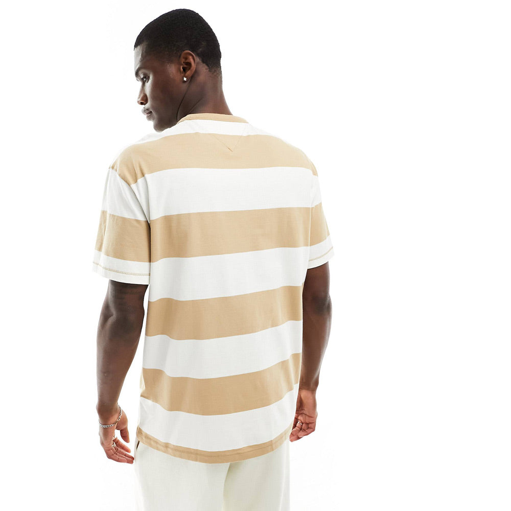 Bold Stripe T-Shirt - Sand