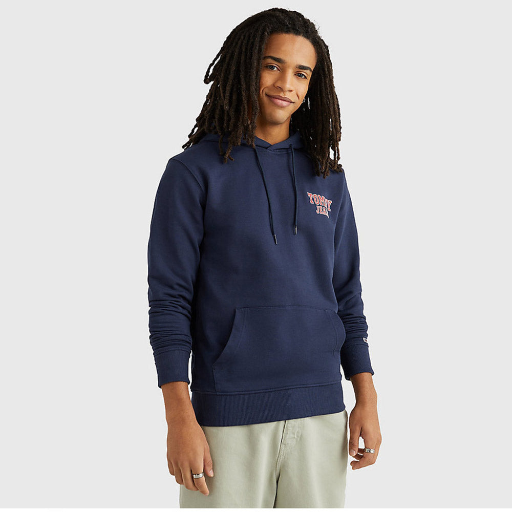 Tommy Hilfiger Graphic Hoodie Navy |ThirdBaseUrban