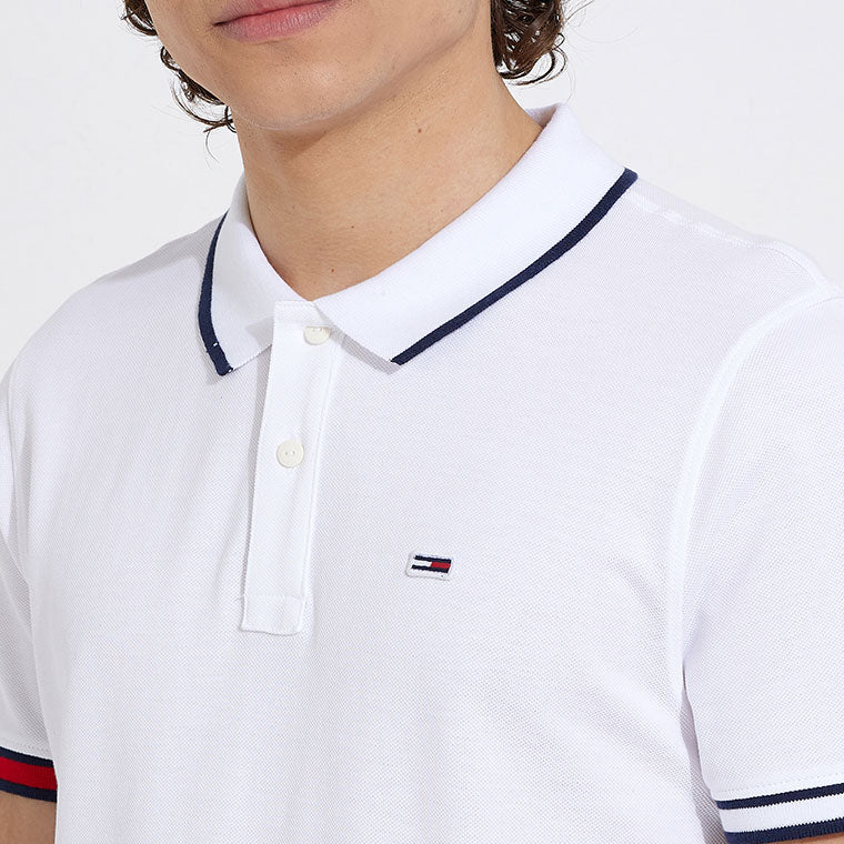 Regular Flag Polo - White