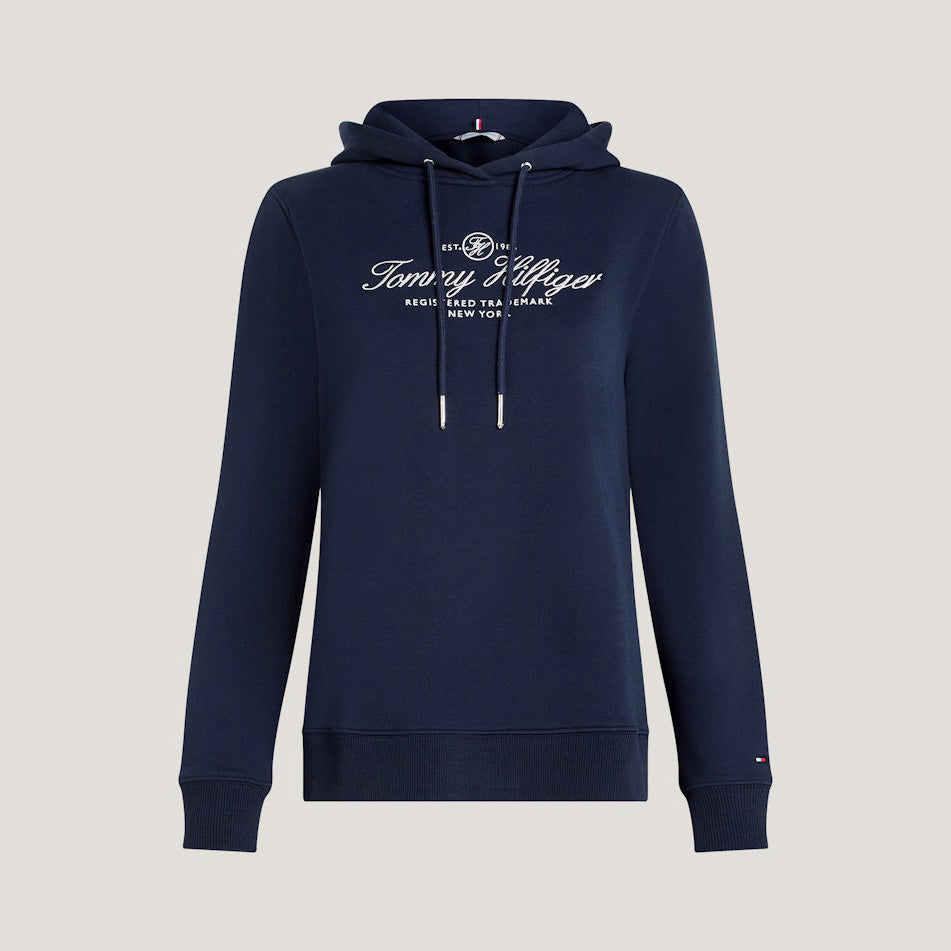 Script Hoodie - Navy