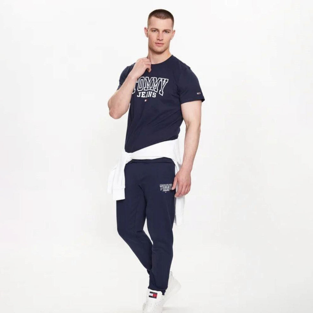 Graphic Sweatpants - Navy