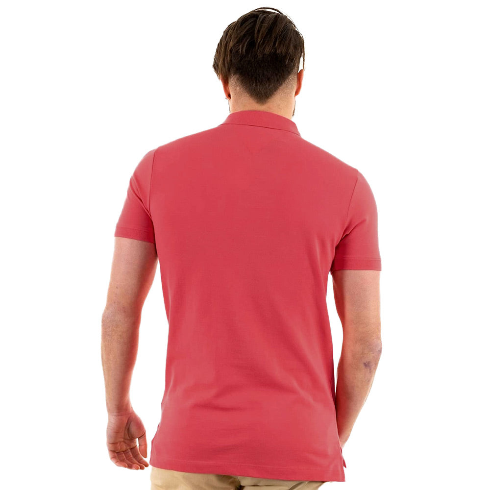 Slim Placket Polo - Pink