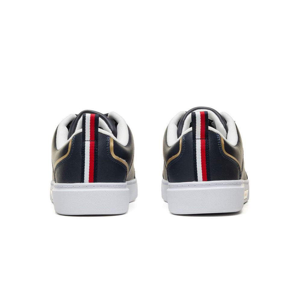 Sporty Chic Court Sneaker - Navy