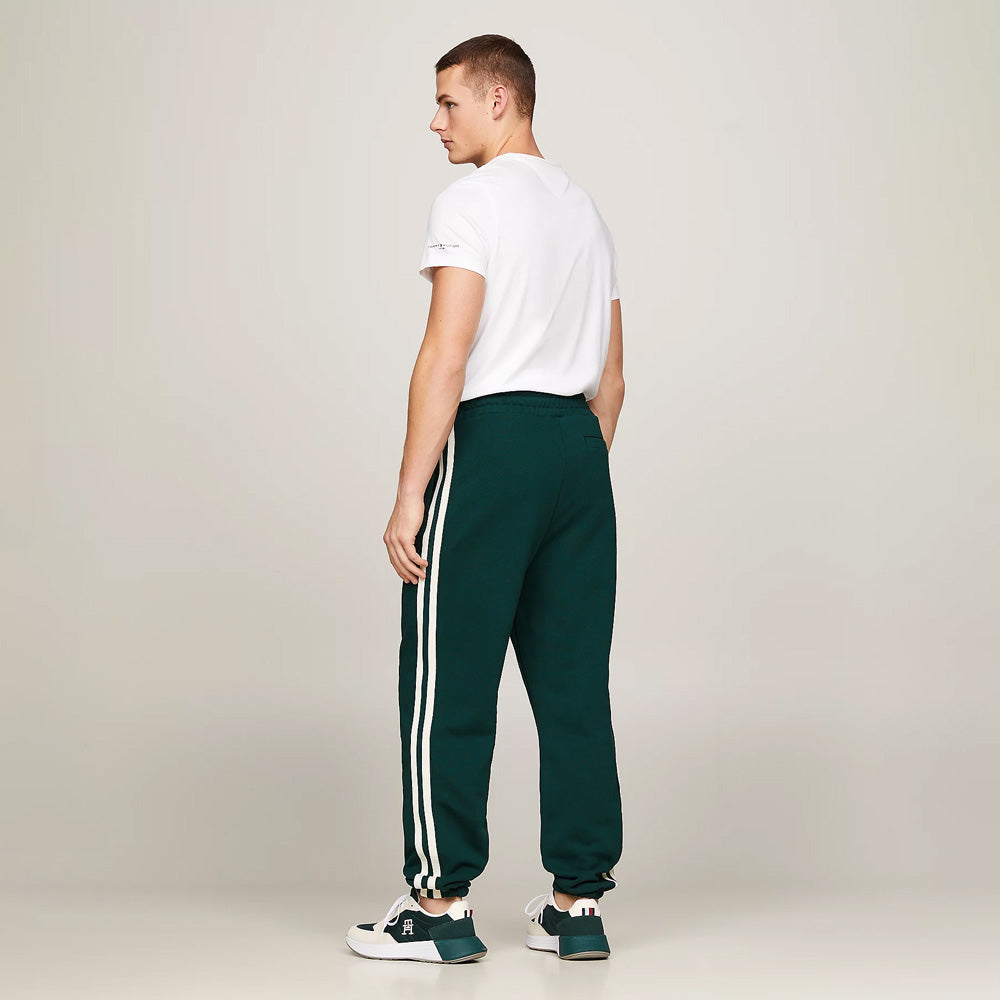 Tape Monotype Sweatpants - Dark Green