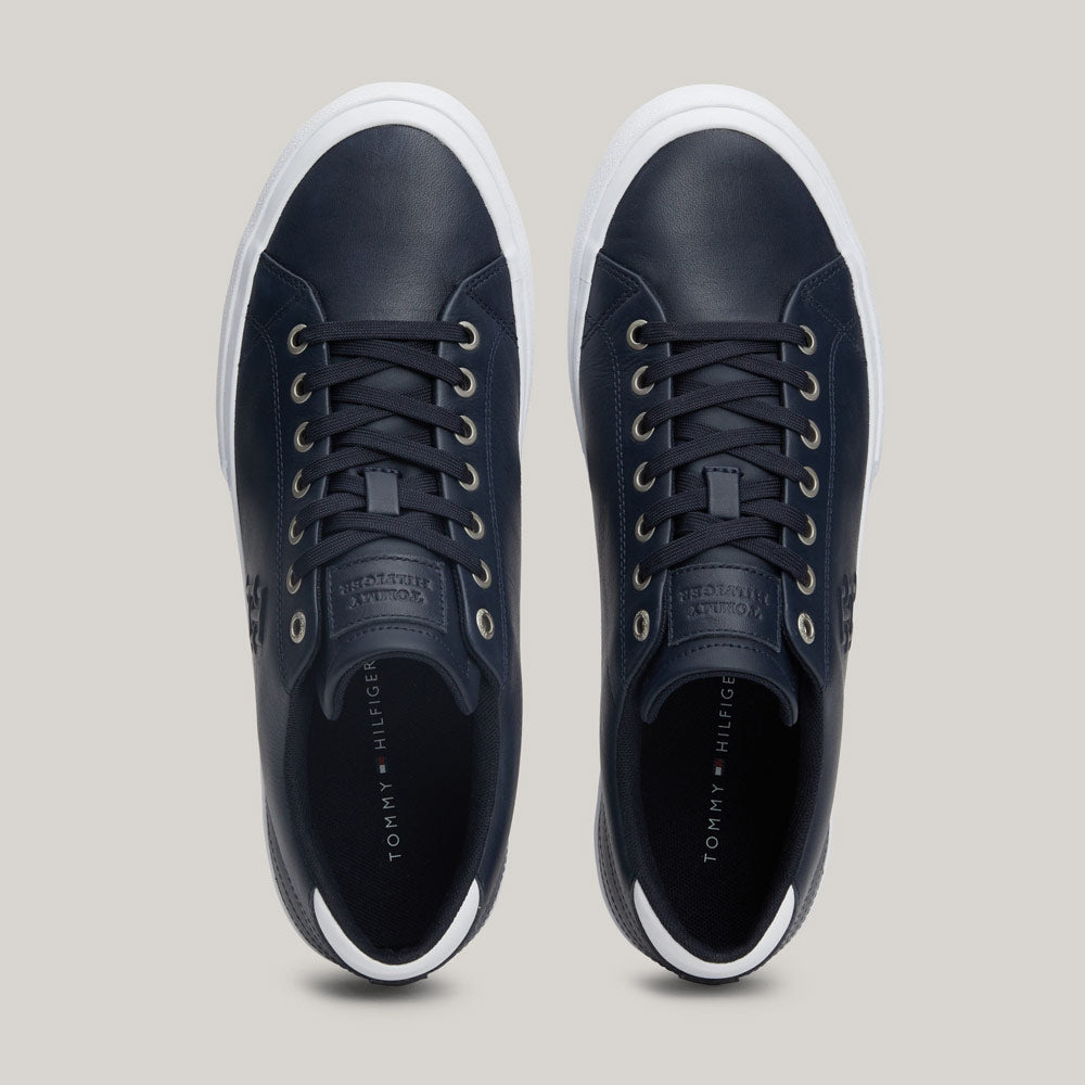 Essential Contrast Panel Sneaker - Navy