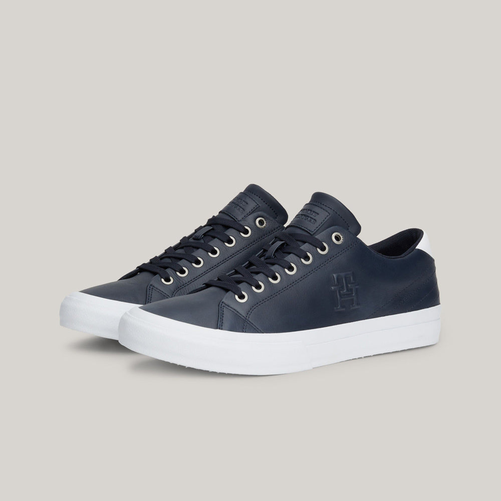 Essential Contrast Panel Sneaker - Navy