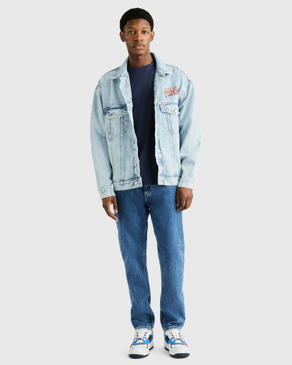 Flame Denim Jacket  - denim light