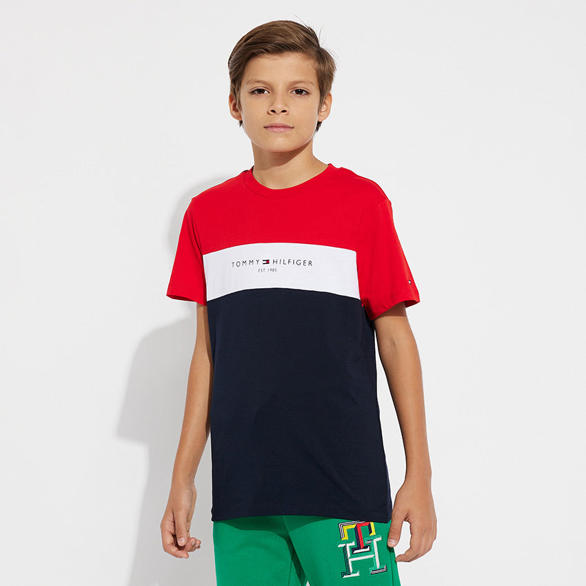 Kids Colorblock T-Shirt - Navy Multi