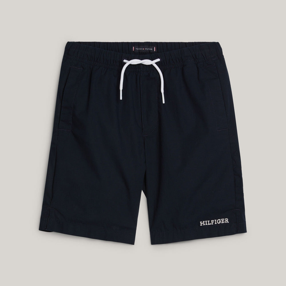 Kids Monotype Shorts - Navy