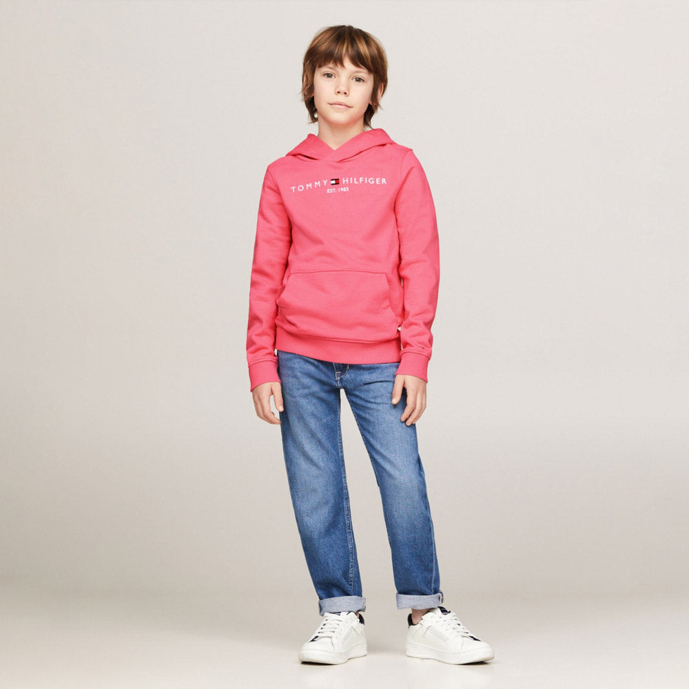 Kids Essential Hoodie - Pink