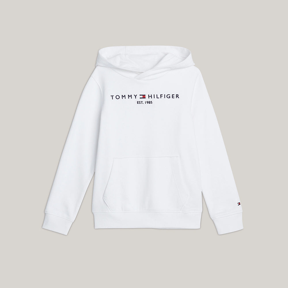 Kids Essential Hoodie - White