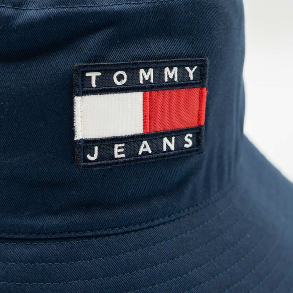 TOMMY JEANS MENS Heritage Bucket Hat -Navy