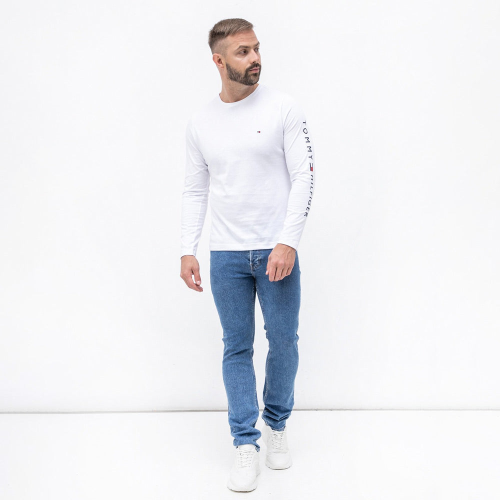 Logo Long Sleeve T-Shirt - White