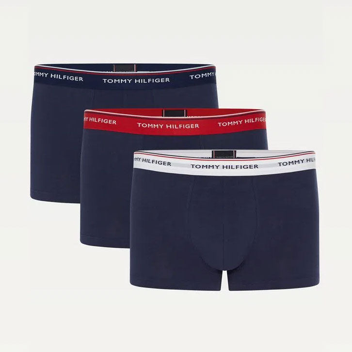 3-Pack Repeat Logo Trunks - NAVY MULTI