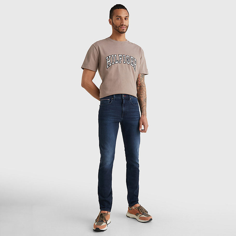 Bleecker Slim Faded Jeans - DENIM DARK